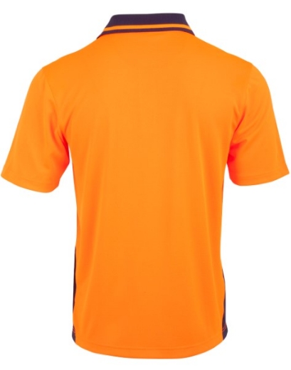 Picture of Winning Spirit Unisex Hi Vis Bamboo Charcoal SS Polo